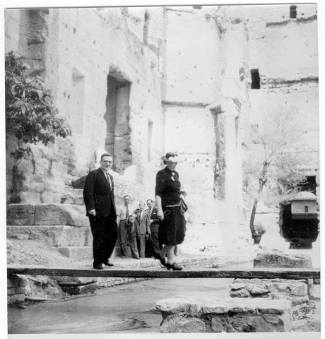 Avignon. Cour intérieure du Palais des Papes