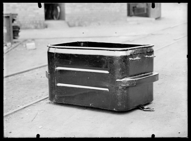 Une caisse de benne
