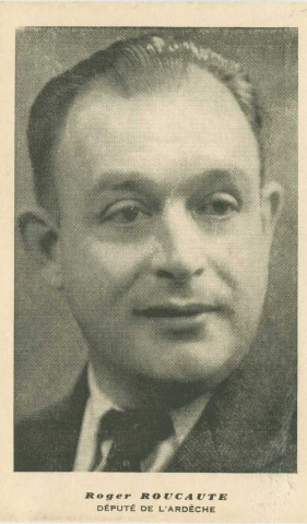 Roger Roucaute député de l'Ardèche