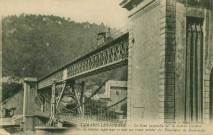 Tamaris les Forges : Pont suspendu sur le Gardon et train minier des Houillères de Rochebelle