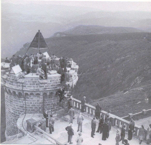 L'Observatoire de l'Aigoual. L'escalier