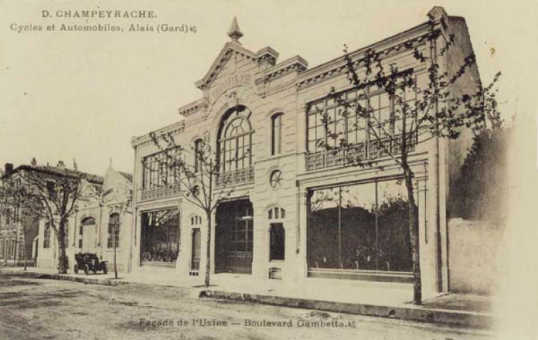 D. Champeyrache, cycles et automobiles, 4 boulevard Gambetta