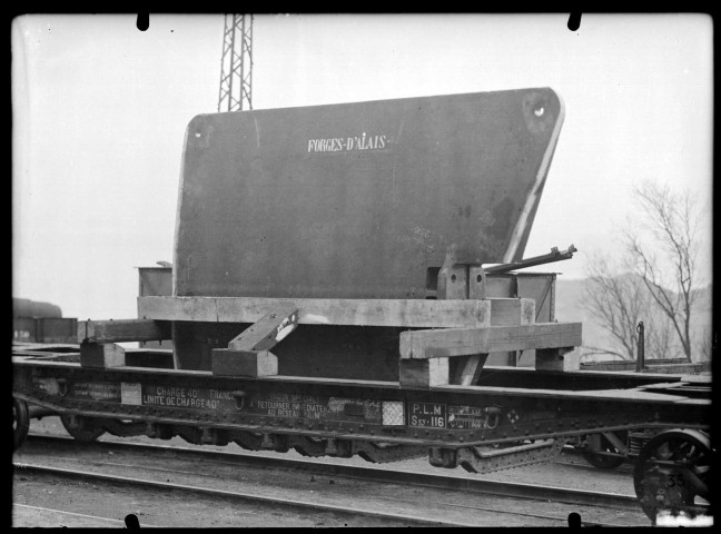 Acier moulé, gouvernail du " Lot "