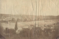 Le pont vieux. Panorama d'Alès