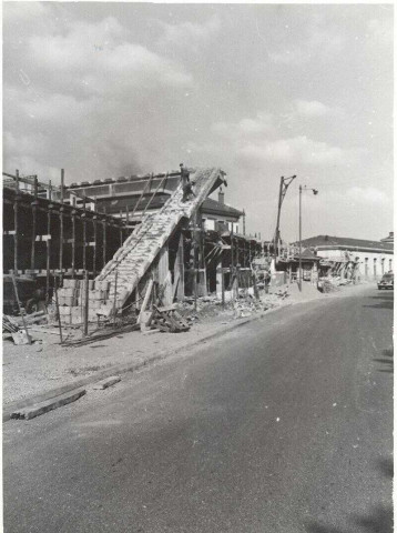 Construction de la gare routière 
