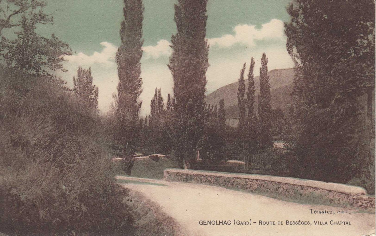 Route de Bessèges, villa Chaptal