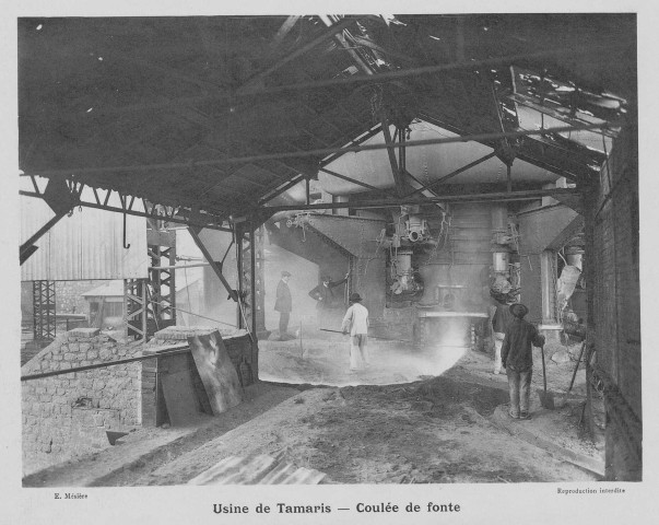 Coulée de fonte