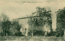 Château d'Arènes. Vue de profil