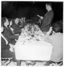 Banquet nocturne chez M. Brun d'Arre au Vigan. Discours de M. Gaddum délégué du Commonweath britannique