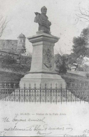 La Fare-Alais : Portrait et statue