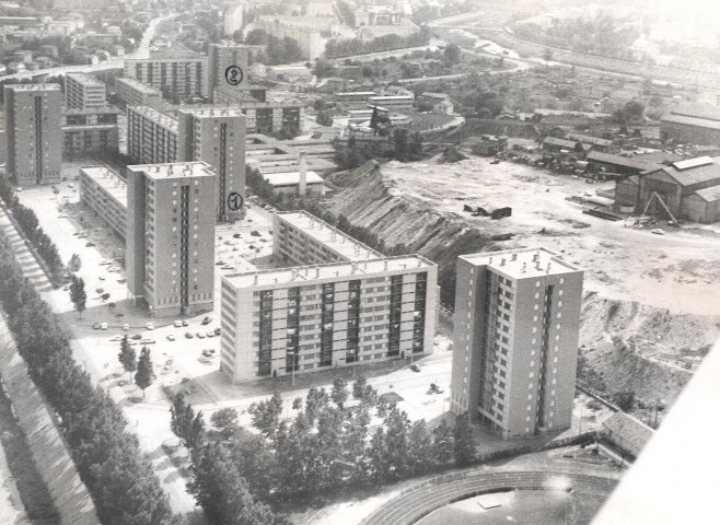 Quartier des Cévennes côté stade Delaune
