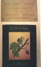 Musée de la soie à Saint-Hippolyte-du-Fort : Plaque de la salle &quot; André Schenk fondateur de la Commission Séricicole Internationale &quot;. Affiche &quot; Le ver à soie du mûrier &quot;