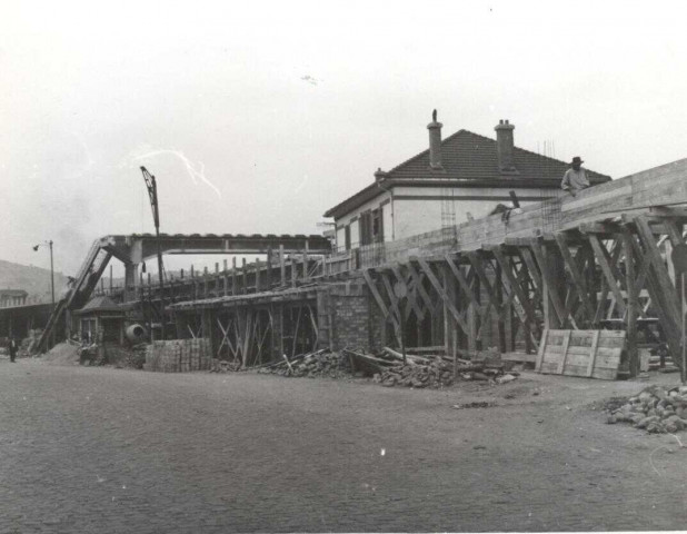 Construction de la gare routière 