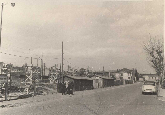 Construction de la gare routière