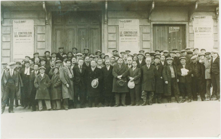 Le Front Populaire : Fernand Valat, Maire d'Alès et Arthur Vigne, conseiller municipal