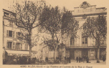 Théâtre et entrée de la rue Jules Cazot
