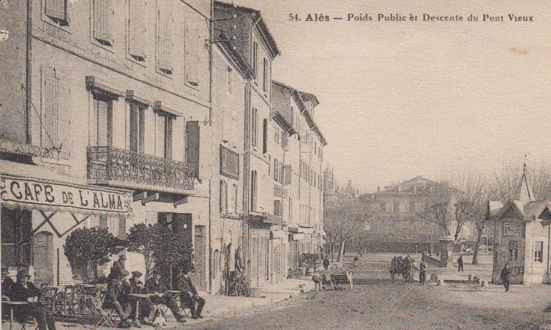 Poids public et descente du Pont Vieux