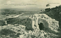 Les ruines de Gleisette au haut du Mont Saint-Germain