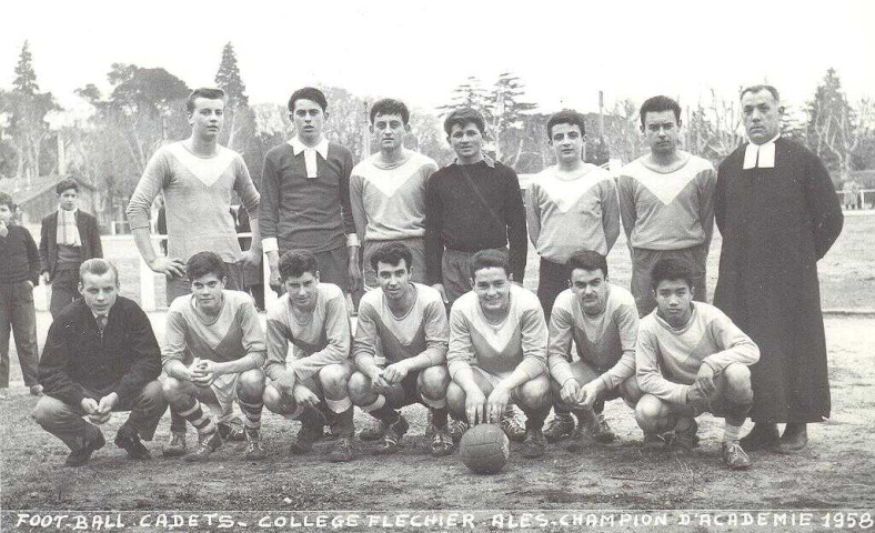 Collège Fléchier, champion d’Académie : Football cadets
