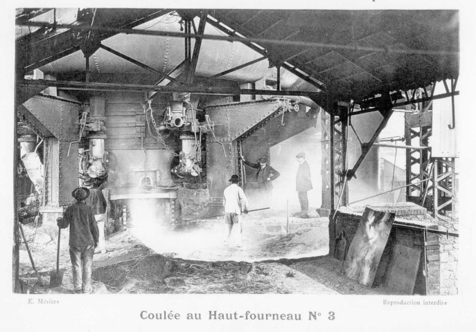 Coulée aux hauts-fourneaux n°3