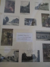 Cadre composé de cartes postales échangées entre Fernand Gervais et Louise Dumas, grands-parents de la donatrice