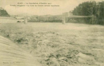 Inondations du 16 octobre 1907. La crue du Gardon devient inquiétante