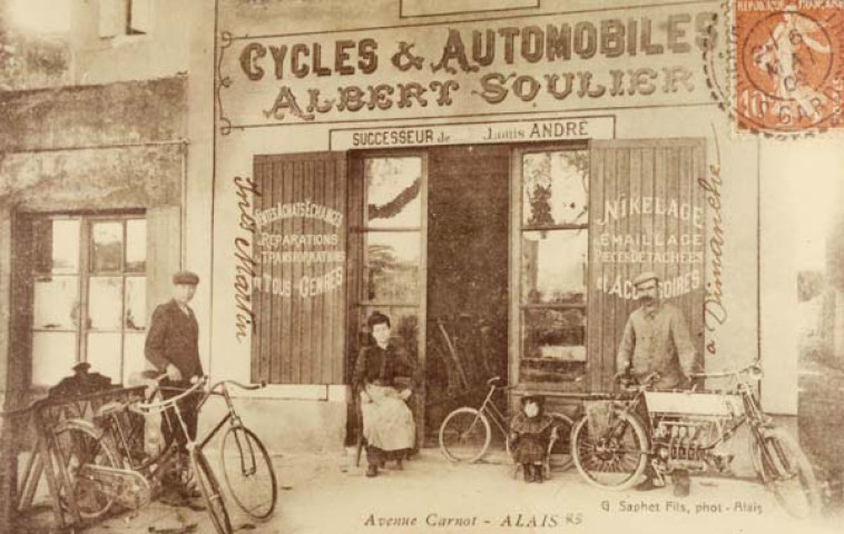 Cycles et automobiles Albert Soulier, avenue Carnot