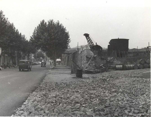 Construction de la gare routière 
