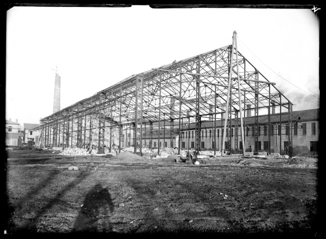 Hall d'atelier, charpente