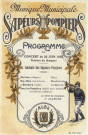 Musique des sapeurs-pompiers. Programmes (1935-1939), tournée (1957)