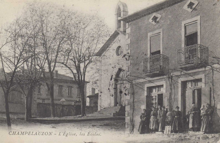 L'église, les écoles