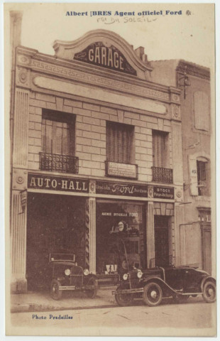 Garage Albert Brès, faubourg du Soleil