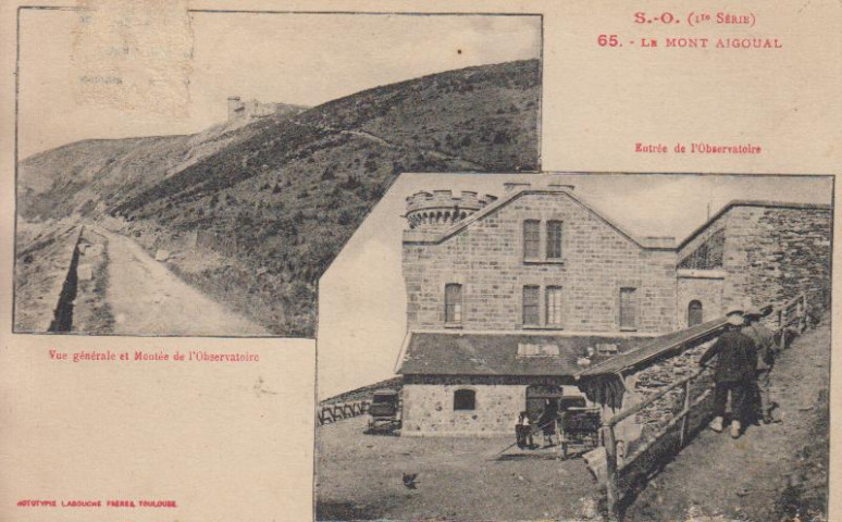 Vue générale et montée de l'Observatoire. Entrée de l'Observatoire