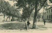 Tribunal, place du Lycée et boulevard Louis Blanc