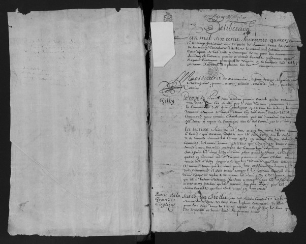 Délibérations consulaires