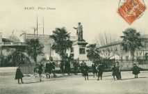 Place Saint-Sébastien et statue Jean-Baptiste Dumas