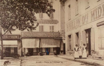 Place de l'Abbaye. Café du Mont-Dore, Bouillon du Midi et buvette Vernet