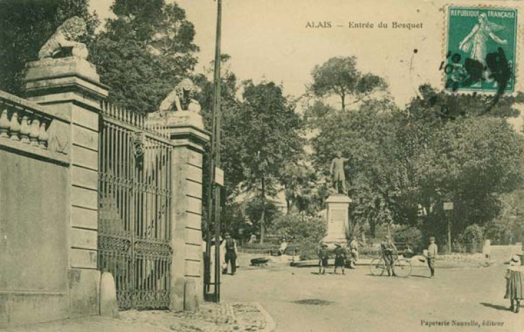 Entrée du jardin du Bosquet