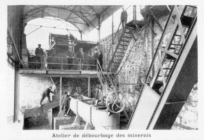 Atelier de débourbage des minerais