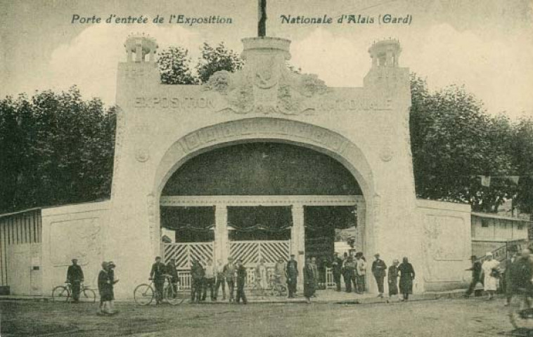 Porte d'entrée de l'Exposition Nationale d'Alais