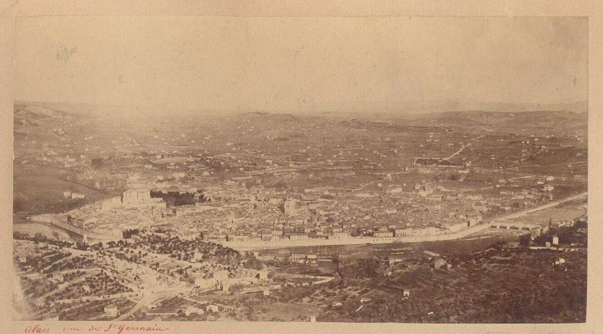 Panorama d'Alais. Vue prise de Saint-Germain