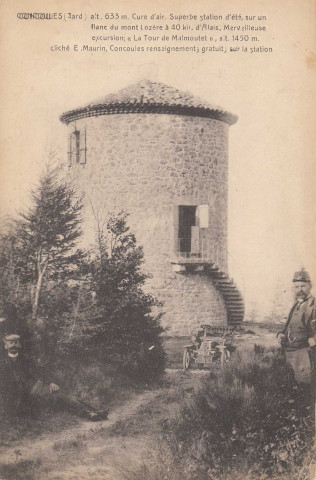 La tour de Malmoutet, altitude 1450 m.