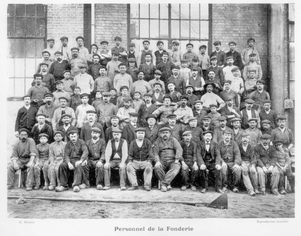 Personnel de la fonderie