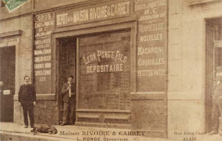 Alimentation Léon Ponge fils, rue Jules Cazot